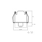 ART-GR44-TUBE20 LED Светильник встраиваемый поворотно-выдвижной Downlight   -  Встраиваемые светильники 